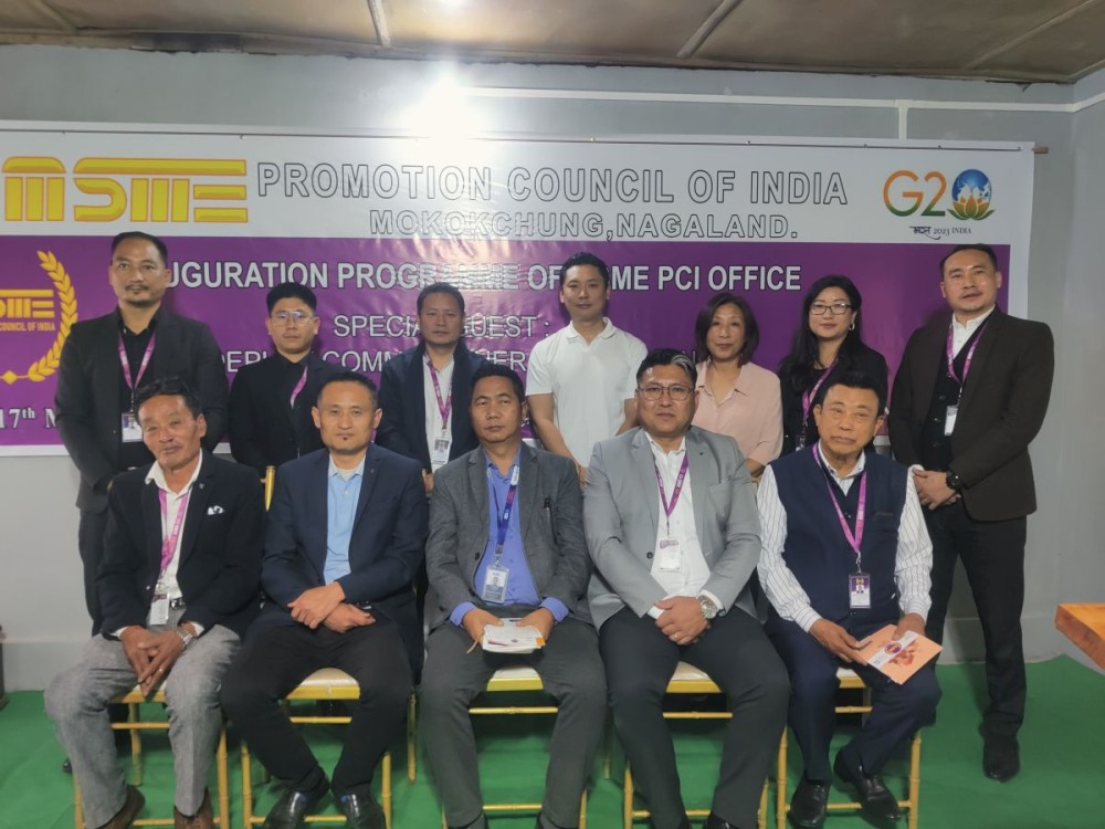 MSME PCI state and district officials with Special Guest, Additional Deputy Commissioner of Mokokchung, at the inauguration of the MSME PCI Office & Training Centre in Mokokchung on March 17. (Morung Photo)